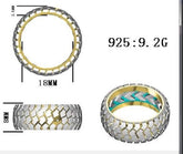 Sterling Silver Semi Mount Ring Setting Round RD Band圈戒mm - Syzjewelry